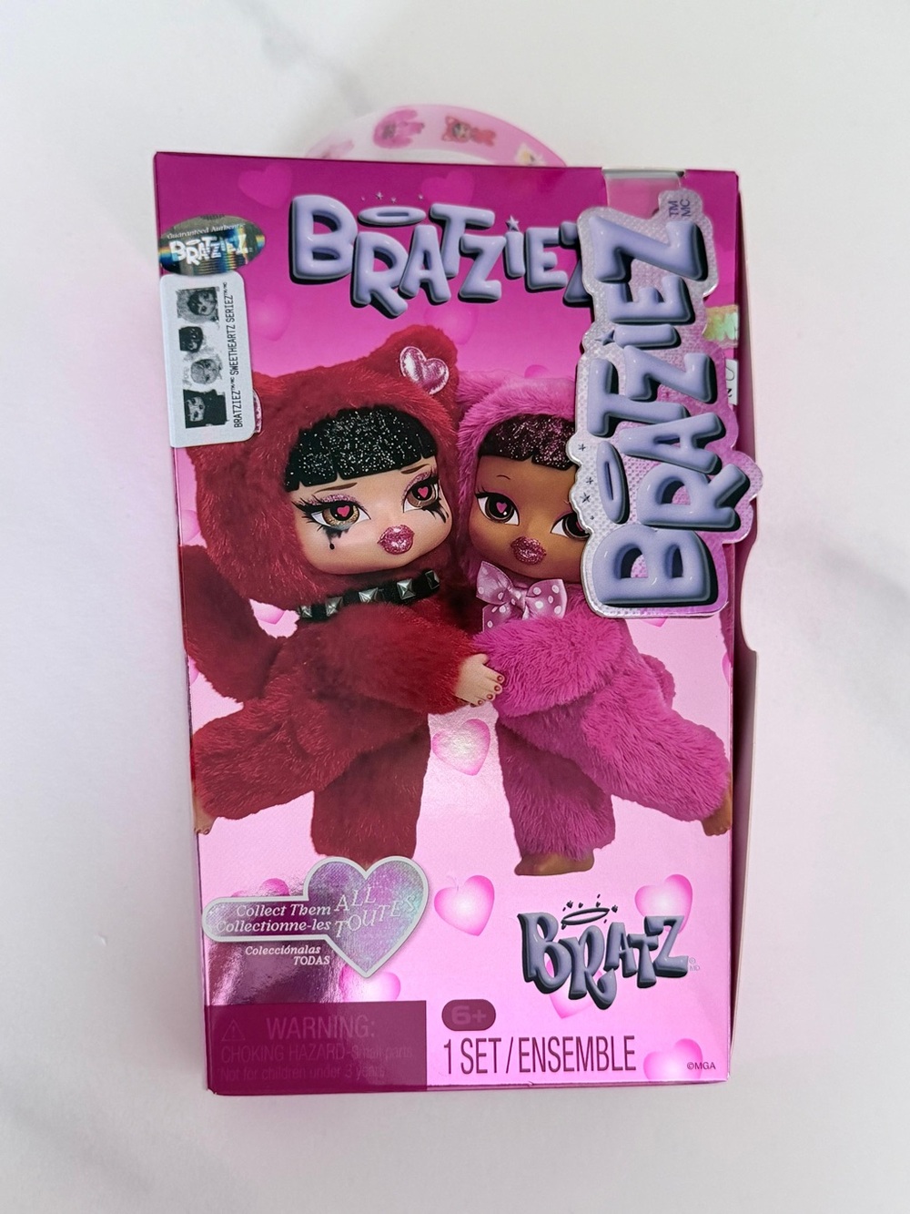 Sasha Bratz Bratziez sweetheart seriez plush keychain blind box